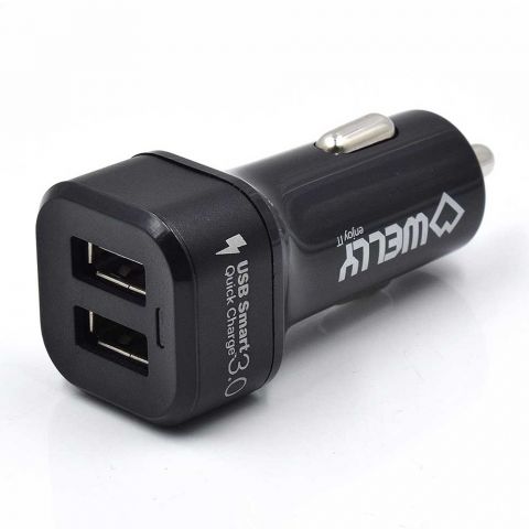 Dual Port Car Charger with Quick Charge 3.0