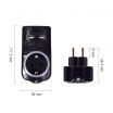 Wall adapter 1 outlet Schuko